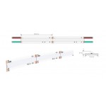 Tira LED 5 mts Flexible 24V 75W COB (840L/m) IP20 RGB, Serie Profesional Tira LED 5 mts Flexible 24V 75W COB (840L/m) IP20 RGB, Serie Profesional